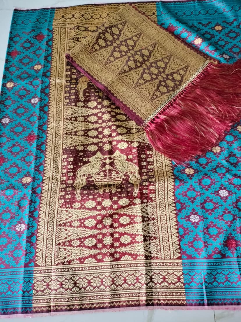 Kain Songket Motif Rantai #2